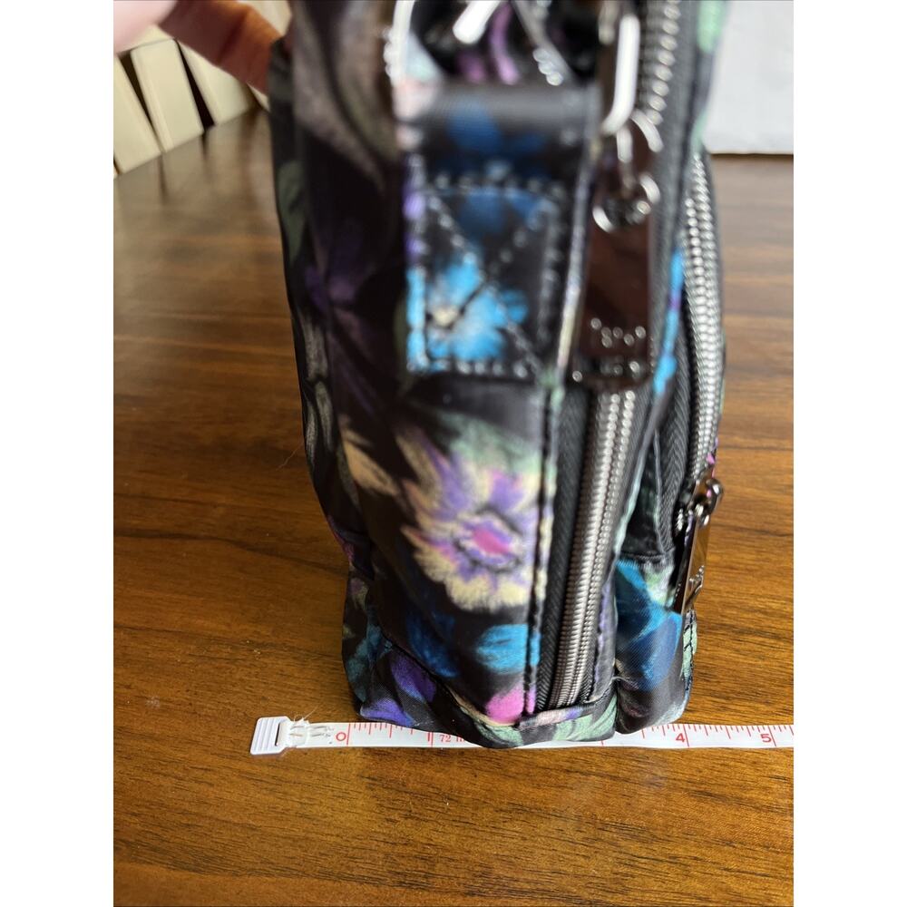 NWT Lug Ranger Crossbody Bag Black Floral Bloom Pattern Matching Rodeo Wallet - Picture 14 of 15